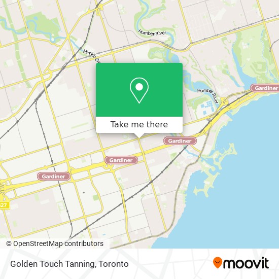 Golden Touch Tanning map
