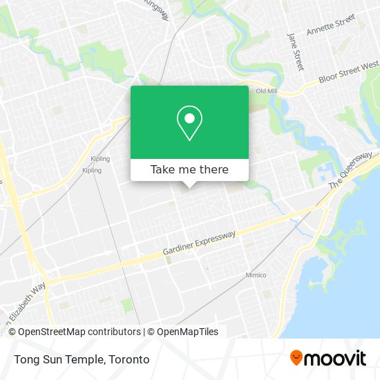 Tong Sun Temple map