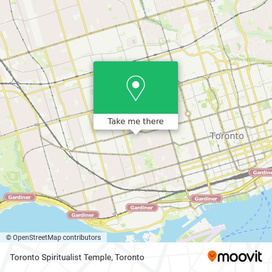 Toronto Spiritualist Temple plan