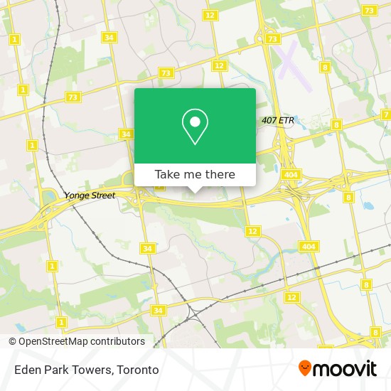 Eden Park Towers map