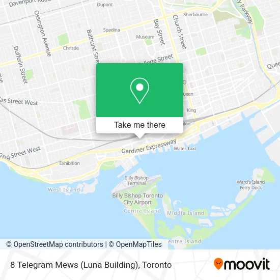 8 Telegram Mews (Luna Building) map
