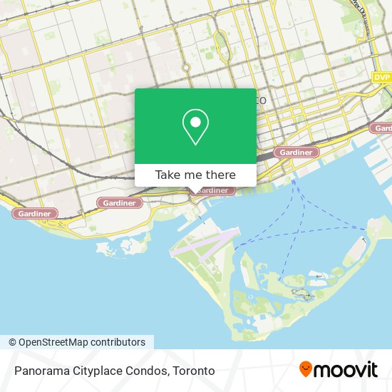 Panorama Cityplace Condos map