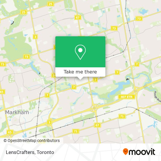 LensCrafters map