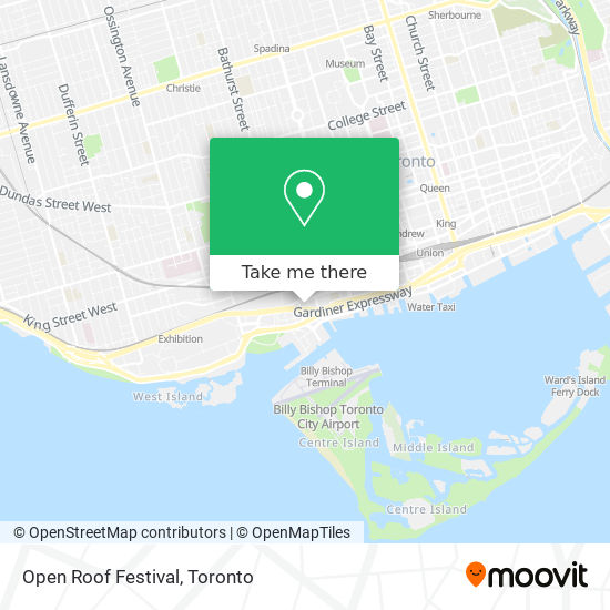 Open Roof Festival map
