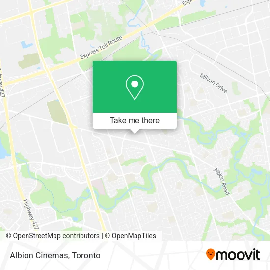 Albion Cinemas map