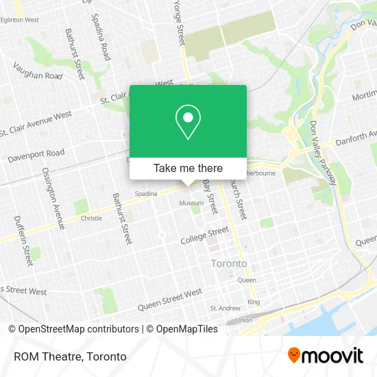 ROM Theatre map