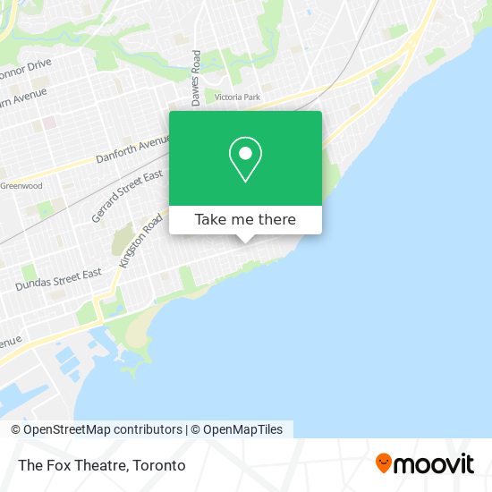 The Fox Theatre map