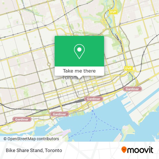 Bike Share Stand map