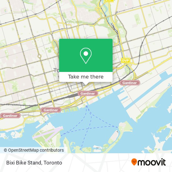 Bixi Bike Stand map