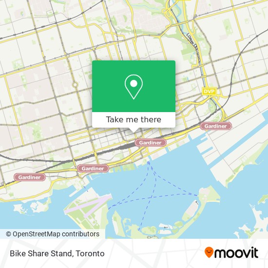 Bike Share Stand map