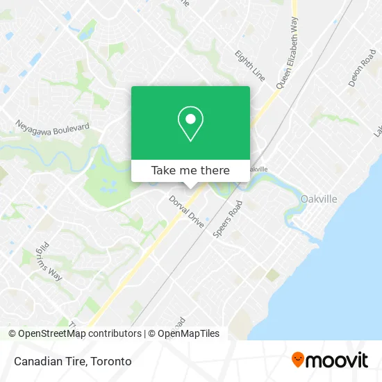 Canadian Tire map