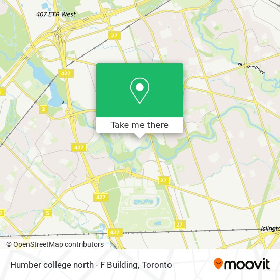Humber college north - F Building map