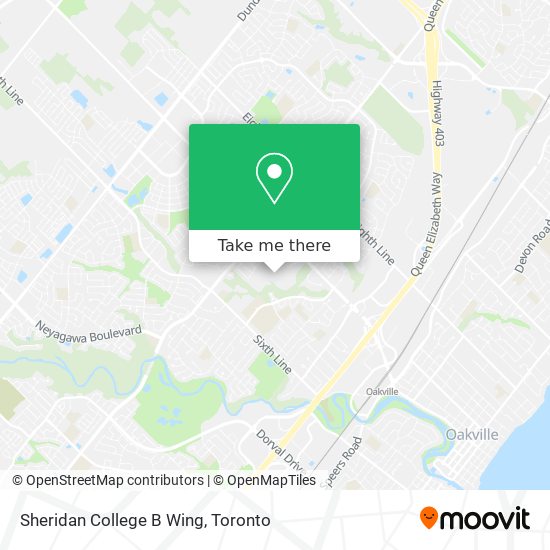 Sheridan College B Wing plan