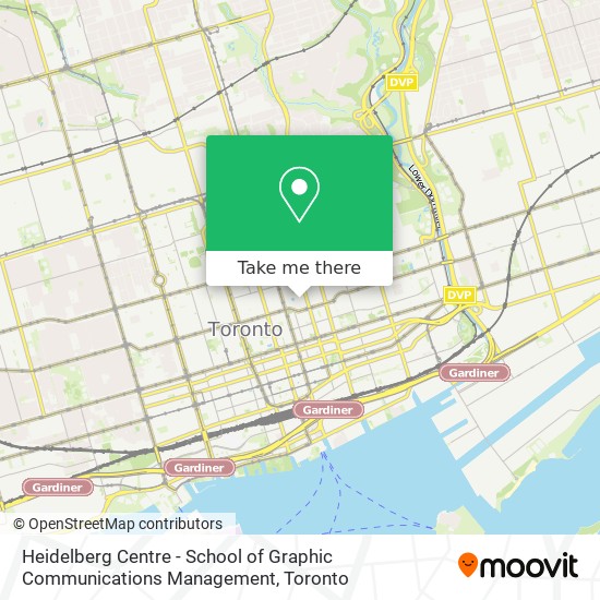 Heidelberg Centre - School of Graphic Communications Management map