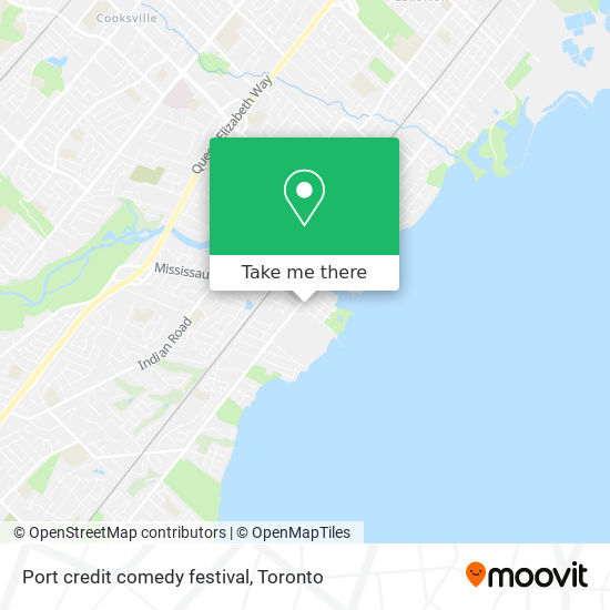 Port credit comedy festival map