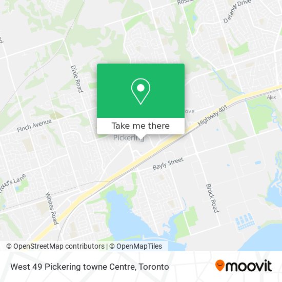 West 49 Pickering towne Centre map