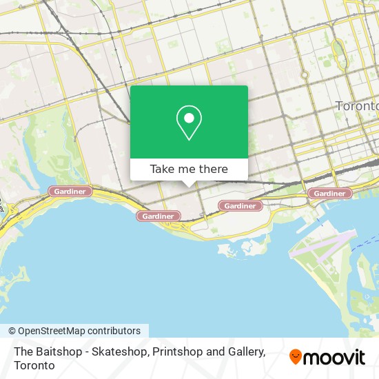 The Baitshop - Skateshop, Printshop and Gallery map