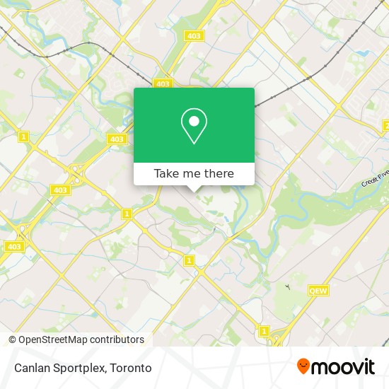 Canlan Sportplex map