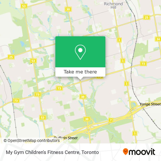 My Gym Children's Fitness Centre map