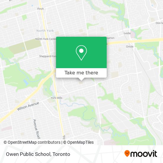 Owen Public School map