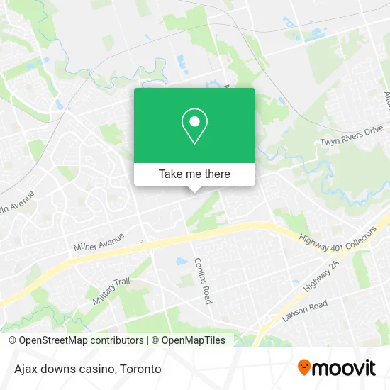 Ajax downs casino map