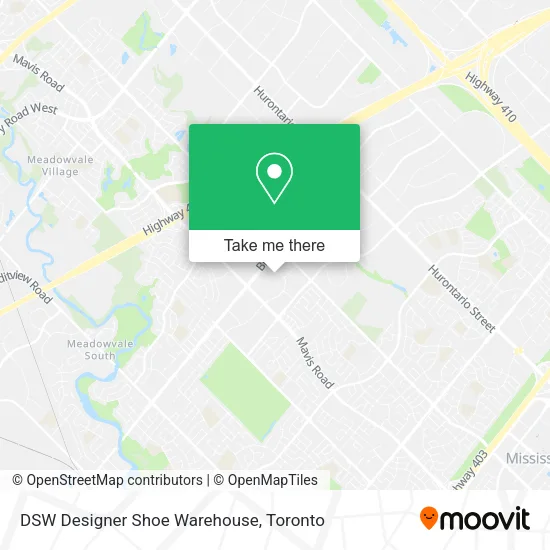 DSW Designer Shoe Warehouse map