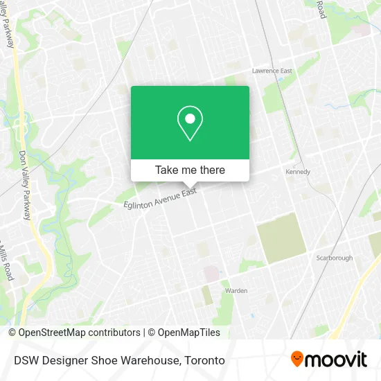 DSW Designer Shoe Warehouse map
