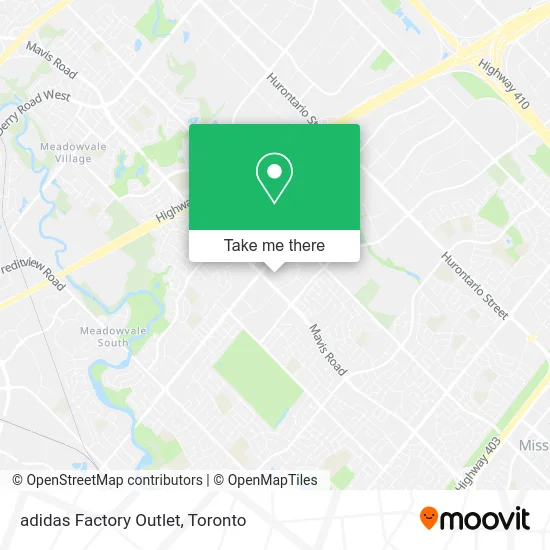 adidas Factory Outlet map
