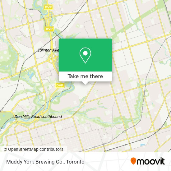 Muddy York Brewing Co. map