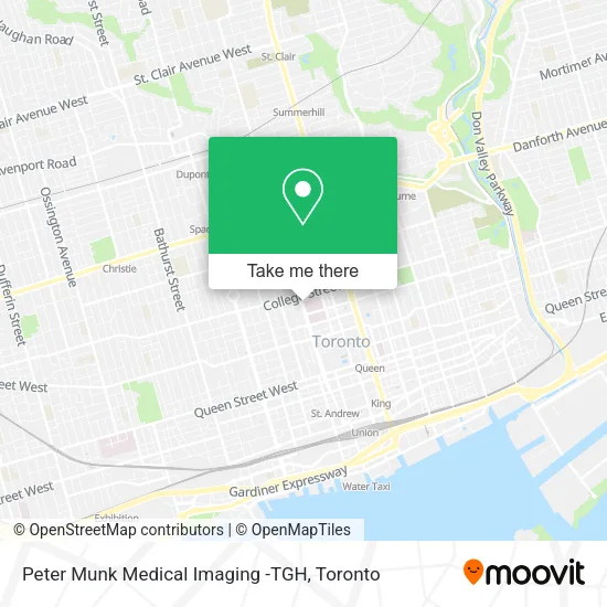 Peter Munk Medical Imaging -TGH map