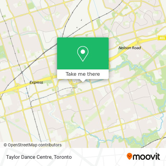 Taylor Dance Centre map