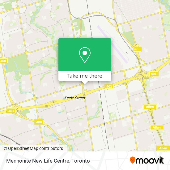 Mennonite New Life Centre map