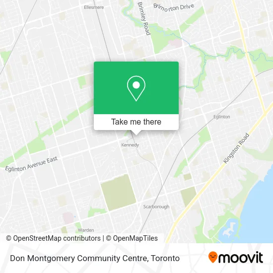 Don Montgomery Community Centre map