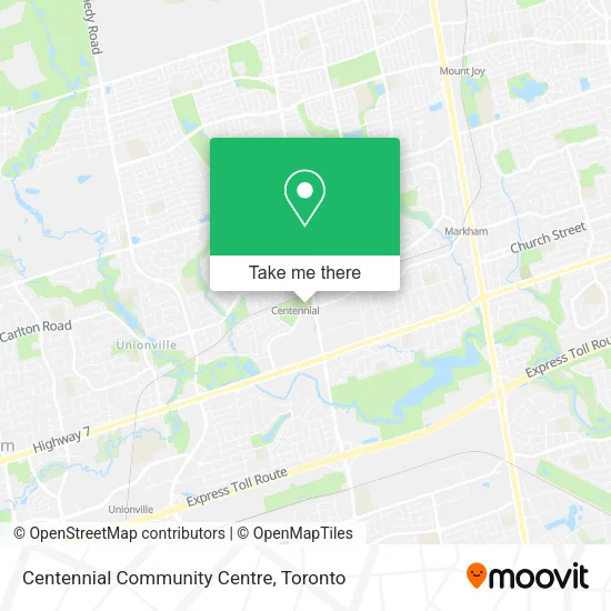 Centennial Community Centre map