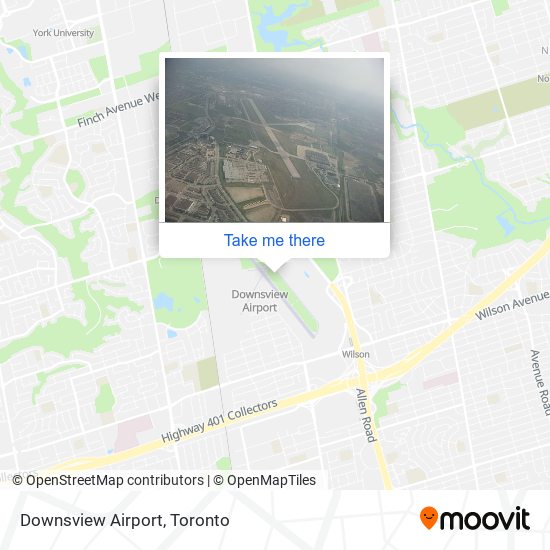 Downsview Airport map