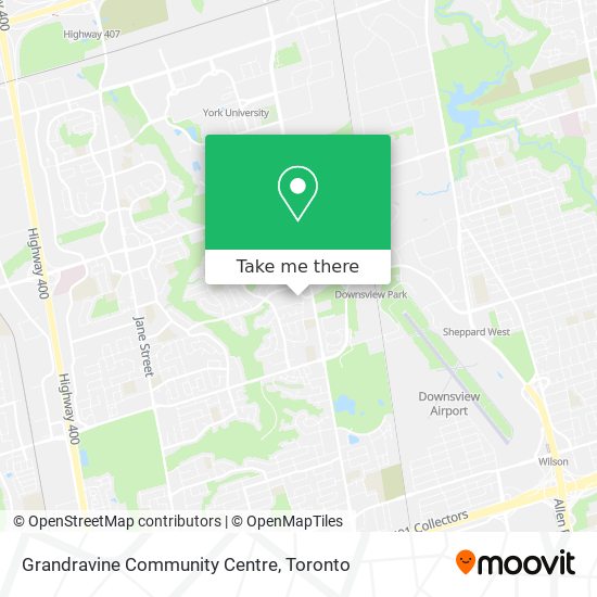 Grandravine Community Centre map