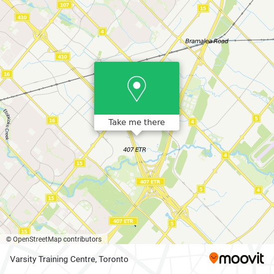 Varsity Training Centre map