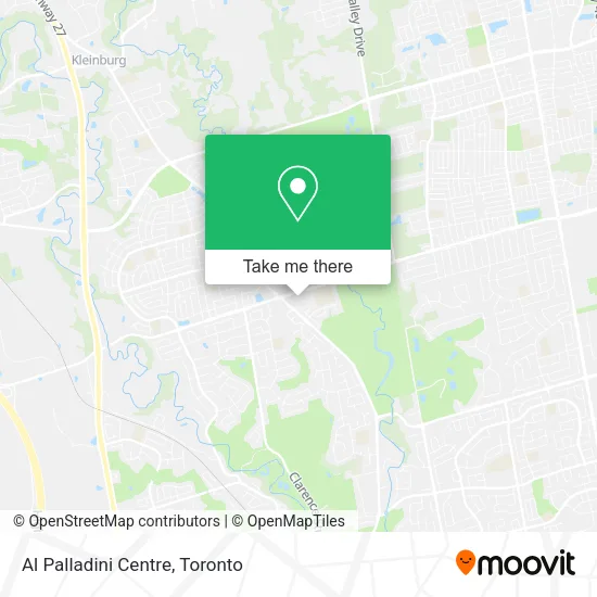 Al Palladini Centre map