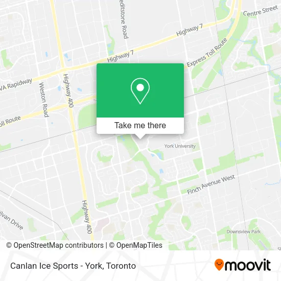 Canlan Ice Sports - York map