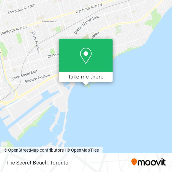 The Secret Beach map