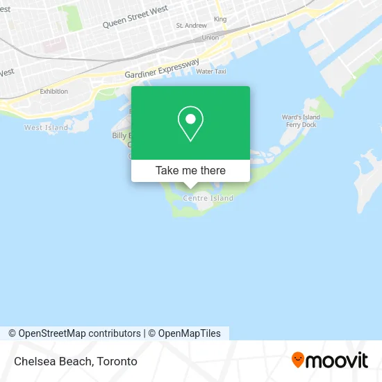 Chelsea Beach map