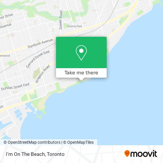 I'm On The Beach map