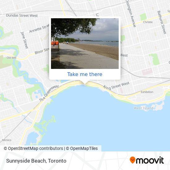 Sunnyside Beach map