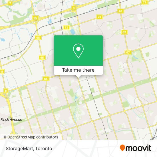 StorageMart map