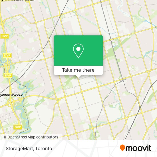 StorageMart map