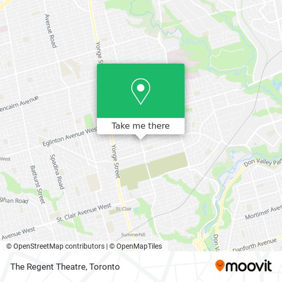 The Regent Theatre map