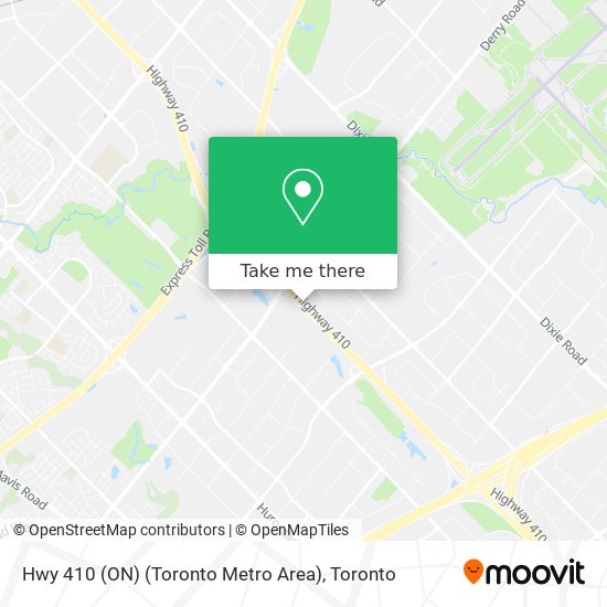Hwy 410 (ON)  (Toronto Metro Area) map