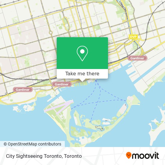 City Sightseeing Toronto map