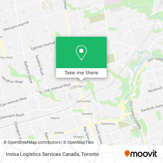 Invisa Logistics Services Canada map