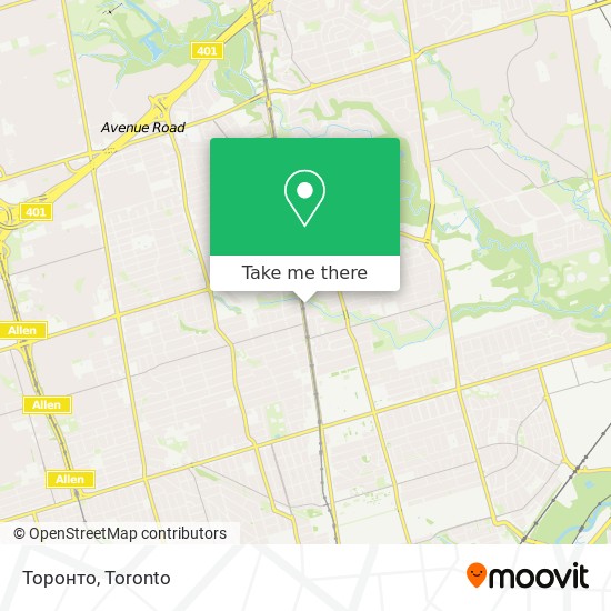 Торонто map